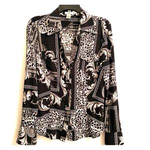 Cache - long sleeve blouse - size M